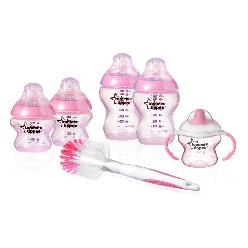 Tommee Tippee Closer To Nature Newborn Starter Gift Set, Pink, Only $18.99