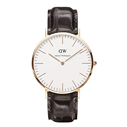Daniel Wellington Men's 0111DW Classic York Analog Display Quartz Brown Watch, only $97.31, free shipping