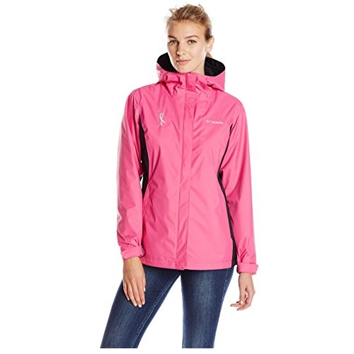 Columbia Women's Tested Tough in Pink Rain Jacket II, only $29.98