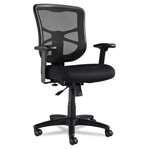 Alera Elusion Series Mesh Mid-Back Swivel/Tilt Chair, Black, only$98.09, free shipping