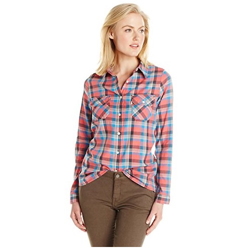 Levi's Women's Boyfriend Shirt, only $12.31 after using coupon code 
