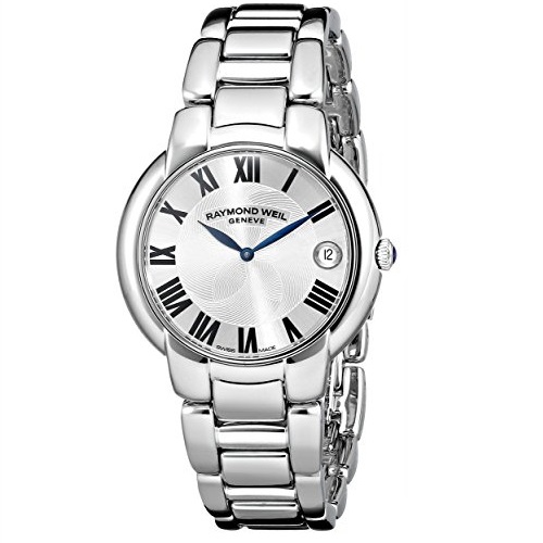 Raymond Weil Women's 5235-ST-01659 Jasmine Analog Display Swiss Quartz Silver Watch, only $460.00, free shipping after using coupon code 