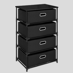 Altra Furniture 4-Bin Storage End Table, Black $35.02, FREE shipping