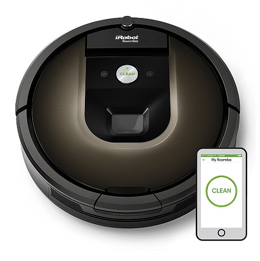 iRobot：新品上市！顶级！iRobot Roomba 980 吸尘清洁智能机械人，现售价$899.99，免运费