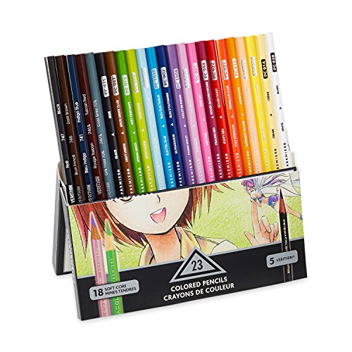 史低價！Prismacolor Premier 23色高級軟芯彩色鉛筆，原價$37.14，現僅售$5.25 ，免運費