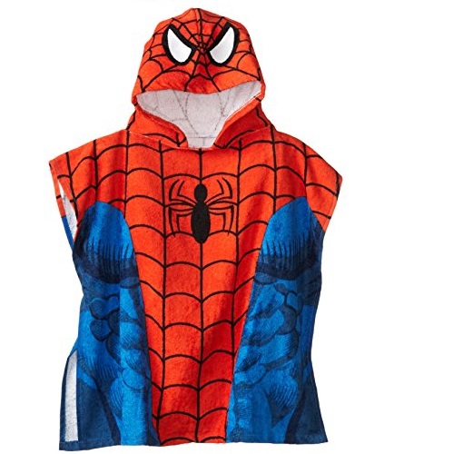史低價！Marvel 漫威 蜘蛛俠 純棉連帽浴巾，原價$19.99，現僅售$9.88。可直郵中國！