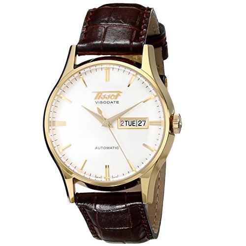 Tissot Men's TIST0194303603101 Visodate Gold-Tone Stainless Steel , only $409.00, free shipping
