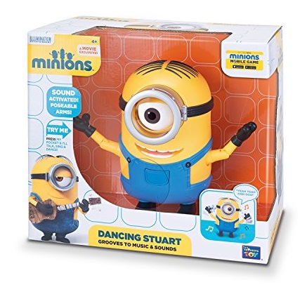  Minions Dancing Stuart 會跳舞的小黃人，原價$39.99，現僅售$16.87  。可直郵中國