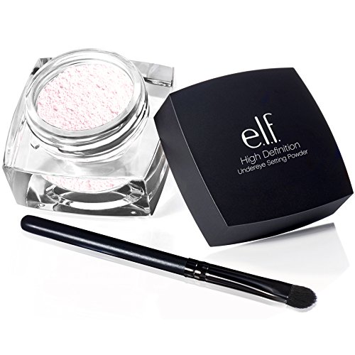 e.l.f. HD Undereye Concealer Setting Powder with Brush, Sheer, 0.04 Ounce, only $2.25