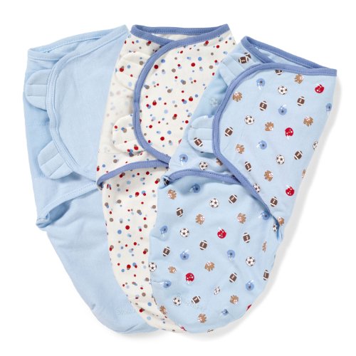 销售第一！史低价！Summer Infant 全棉宝宝包巾/睡袋，3件，原价$27.99，现仅售$15.99