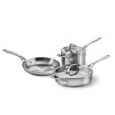 Calphalon 1857125 5-Piece Stainless Steel AccuCore Cookware Set, Medium, Metallic $266.4 FREE Shipping