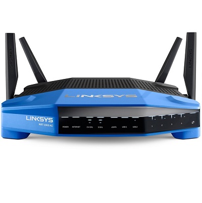 Linksys WRT1900AC Smart Dual-Band Wireless-AC Wi-Fi Router, only $139.99, $5 shipping