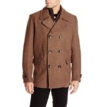Kenneth Cole New York Men's Classic Double-Breasted Pea Coat with Front-Zip Bib $62.71 FREE Shipping