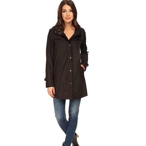 DKNY Snap Front Topper with Zipper Details  $49.99
