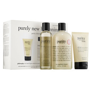 $38.5  philosophy Purely New Beginnings Purity Cleansing Collection Trio @ Sephora.com