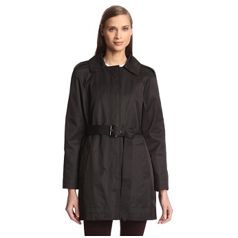 London Fog Single-Breasted Belted Trench, only $44.00