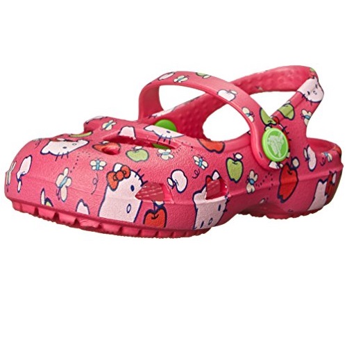 史低价！Hello Kitty的洞洞鞋！crocs女童洞洞鞋，原价$34.99，现仅售$11.86