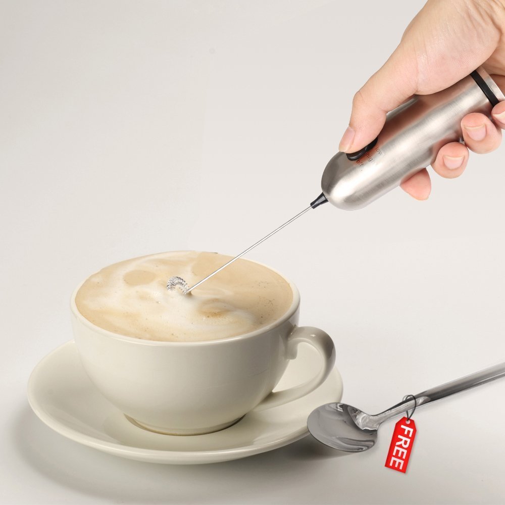 Magicfly Milk Frother with a Luxe Scoop - Dual Speed - All 3