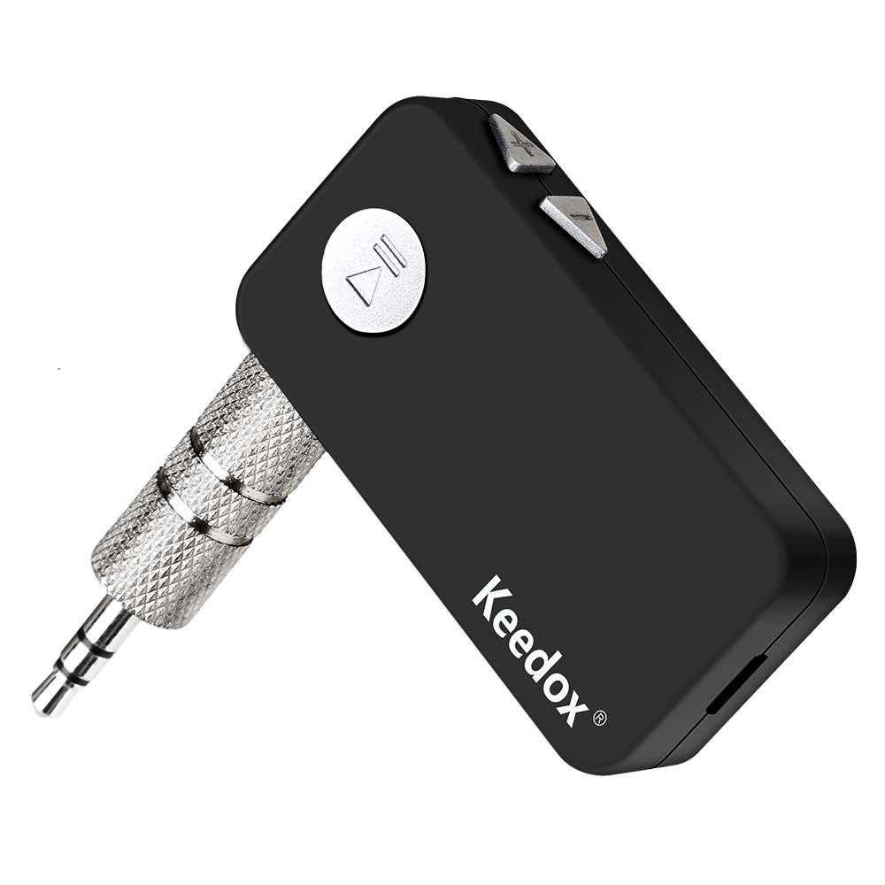 Keedox  迷你車載藍牙接收器/手機音樂免提通話汽車家用音響AUX音頻無線接收器  只要$16.99