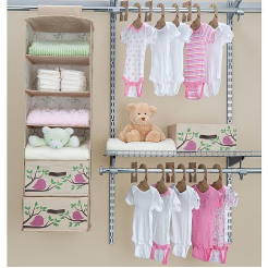 DELTA Eco Nursery Closet Set 20-Pieces - Pink SS2027-688  $13.99