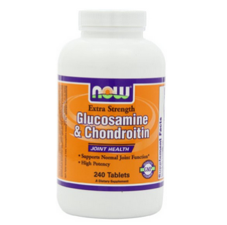 NOW Foods Extra Strength Glucosamine and Chondroitin Sulfate, 240 Tablets $27.06, FREE shipping