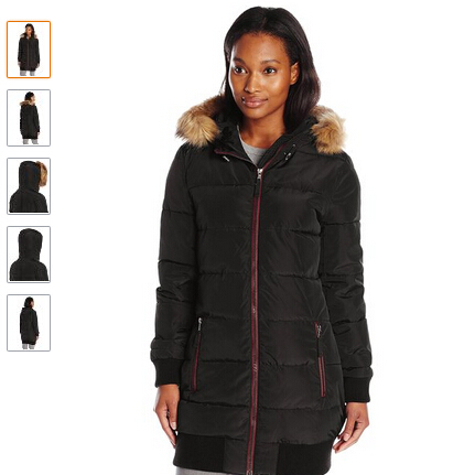 Levi』s 李維斯 Fashion Full-Length Jacket 女士長款時尚連帽棉服 兩色可選   $61.50