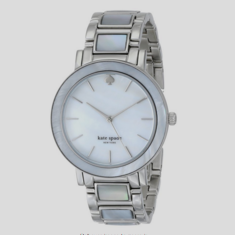 kate spade 1YRU0395女士石英珍珠母腕錶，原價$225.00，現僅售$134.99，免運費