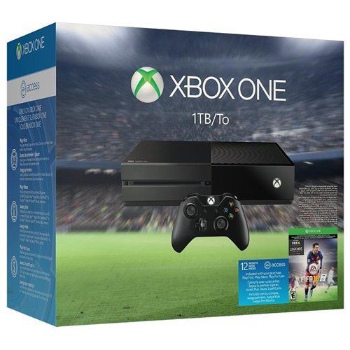 eBay：Xbox One EA Sports FIFA 16 1TB游戏机套装 +NBA 2K16游戏，现仅售$369.99，免运费