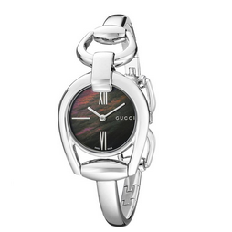 Gucci Women's YA139503 Gucci Horsebit Collection Analog Display Swiss Quartz Silver Watch $359.20, FREE shipping