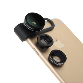 VicTsing 广角、鱼眼、微距三合一iPhone镜头，原价$49.99，现仅售$12.99
