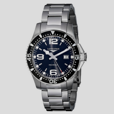 Longines Men's L3.640.4.56.6 Hydro Conquest Black Dial Watch $749.00, FREE shipping 