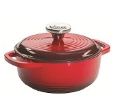Lodge Manufacturing Company EC1D43 Enameled Cast Iron Dutch Oven, 1.5-Quart, Red $33.66 FREE Shipping