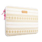 Inateck 13.3 Inch Bohemian Macbook Air/ MacBook Pro Retina Ultrabook Netbook Envelope Cover Sleeve Carrying Protector Case Bag with a Bonus Mouse Bag, Simple White $8.99 FREE Shipping on orders over $49
