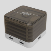 UNITEK 36W 4-Port USB Charger Desktop Charging Station $8.99