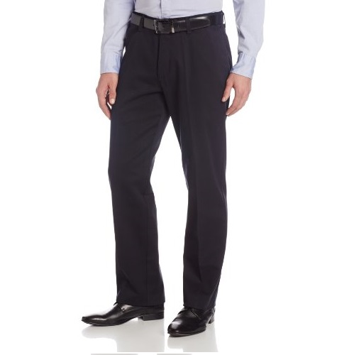 Lee Men's Stain Resistant Relaxed Fit Flat Front Pant, only $18.69