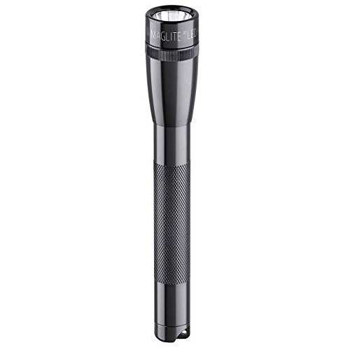 MagLite Mini LED 2-Cell AA Flashlight with Holster, Gray, only $10.97