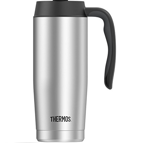 Thermos 16 Ounce Vacuum Insulated Stainless Steel Mug, Stainless Steel, only $18.99