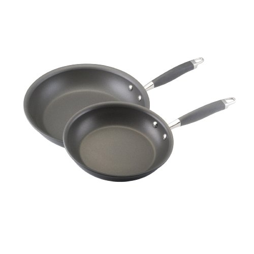 Anolon Advanced Hard Anodized Nonstick 10-Inch and 12-Inch Skillets Twin Pack, only $31.99