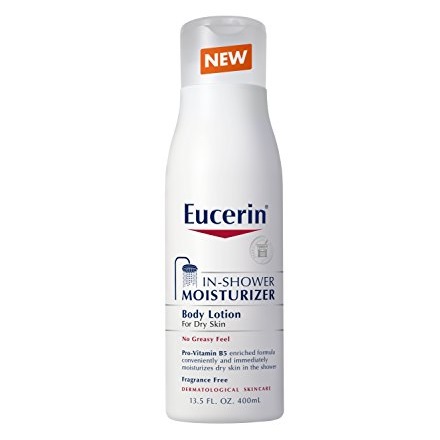 Eucerin In-Shower 沐浴身体乳，13.5 oz，原价$11.99，现仅售$7.28，免运费
