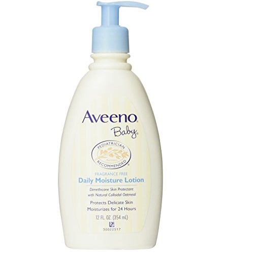 Aveeno Baby Daily Moisture Lotion, Fragrance Free, 12 Ounce (Pack of 6), only $26.65, free shipping after using SS