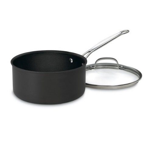 Cuisinart 6193-20 Chef's Classic Nonstick Hard-Anodized 3-Quart Saucepan with Lid, only$15.68