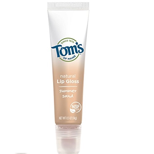 Tom's of Maine Natural Lip Gloss, Summer Sand, 0.5 Ounce,count of 2, only $4.98, free shipping after clipping coupon and using SS