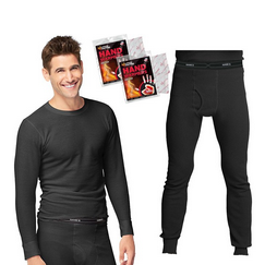 Hanes Men's X-Temp Tagless Thermal Crew Shirt and Long Underwear Set $32.00, FREE shipping