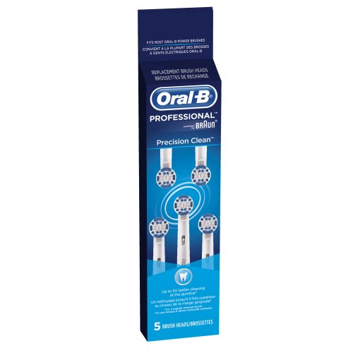 Oral-B Professional Precision Clean Replacement Brush Head, 5 Count, only $20.02