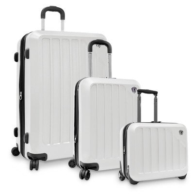 Travelers Choice Glacier Hardshell Expandable Rolling Briefcase $74.99
