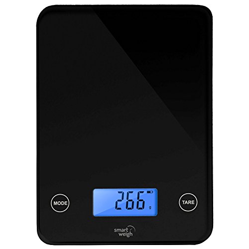 Smart Weigh Digital Food & Kitchen Scale, Sleek Glass Platform, Black, only $14.99 after using coupon code 
