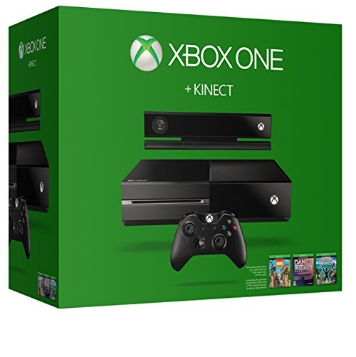 Xbox One 500GB +Kinect体感+3游戏(舞動全身，Kinect体育竞技，动物园大亨)+耳机 ，原价$499.99，现仅售$349.99，免运费