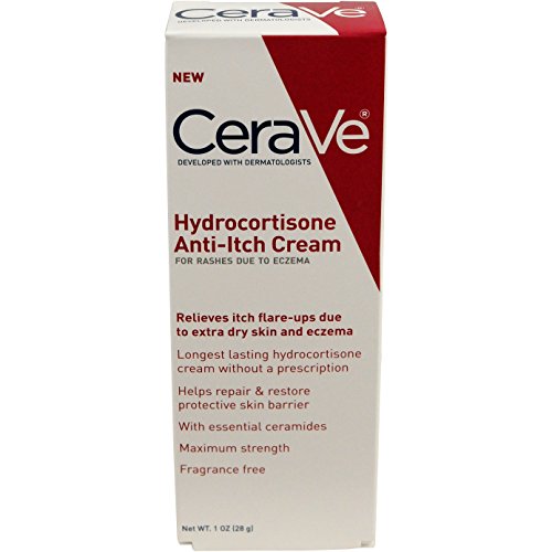 CeraVe Hydrocortisone Cream 1% | 1 Ounce | Eczema Treatment & Dry Skin Itch Relief Cream | Fragrance Free, only $5.87, free shipping after clipping coupon and using SS