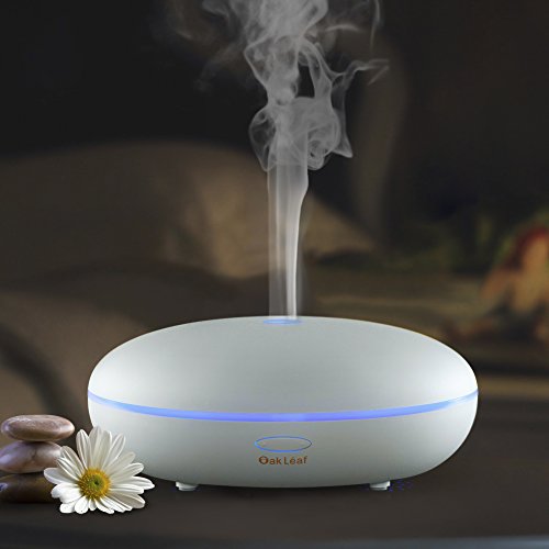 Essential Oil Diffuser, Oak Leaf 250ml Ultrasonic Aromatherapy Diffuser and Vaporizer Delivers only $17.99