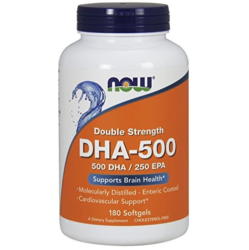 NOW Foods DHA-500, 180 Softgels, only $16.11